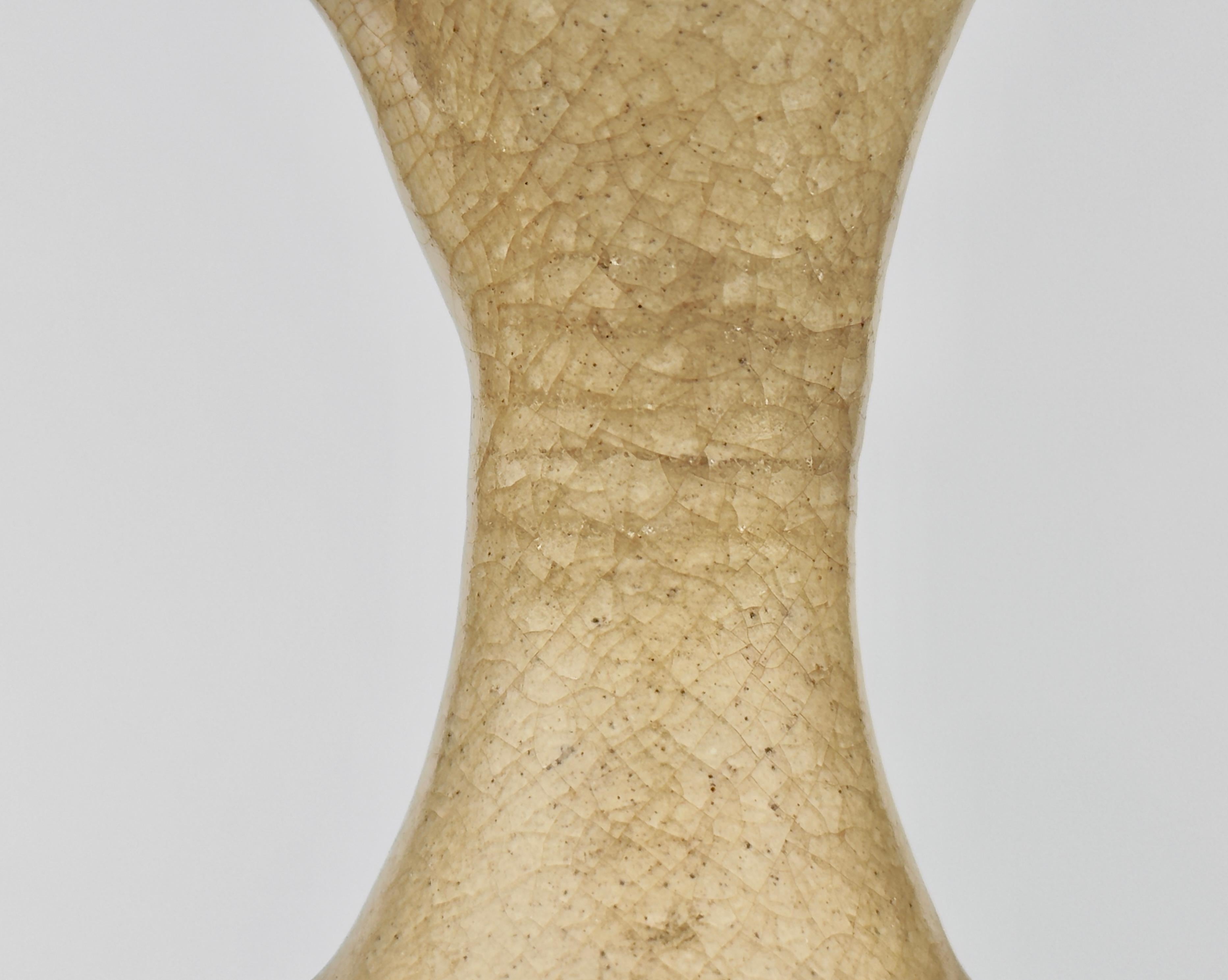 18th Century and Earlier Rare annamese cream glazed ewer, Vietnam, 11-15th century For Sale