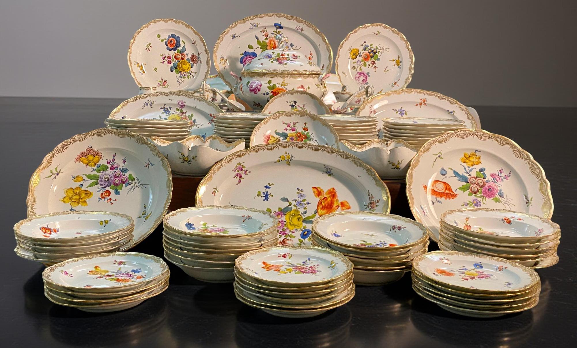 Rare Service de table Meissen 