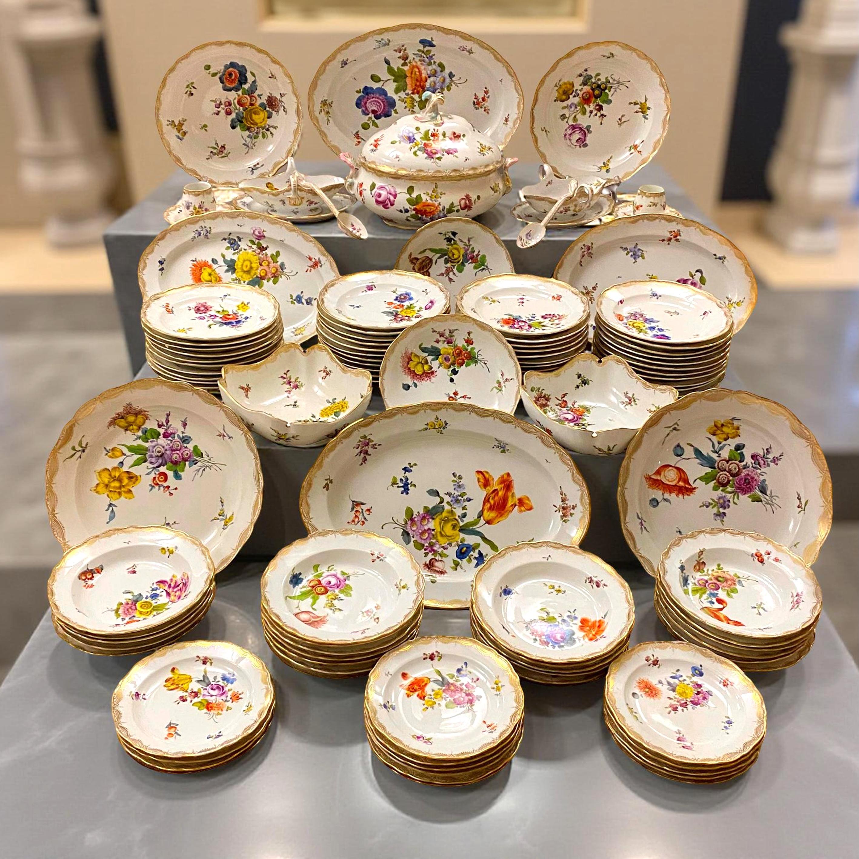 Rare Service de table Meissen 