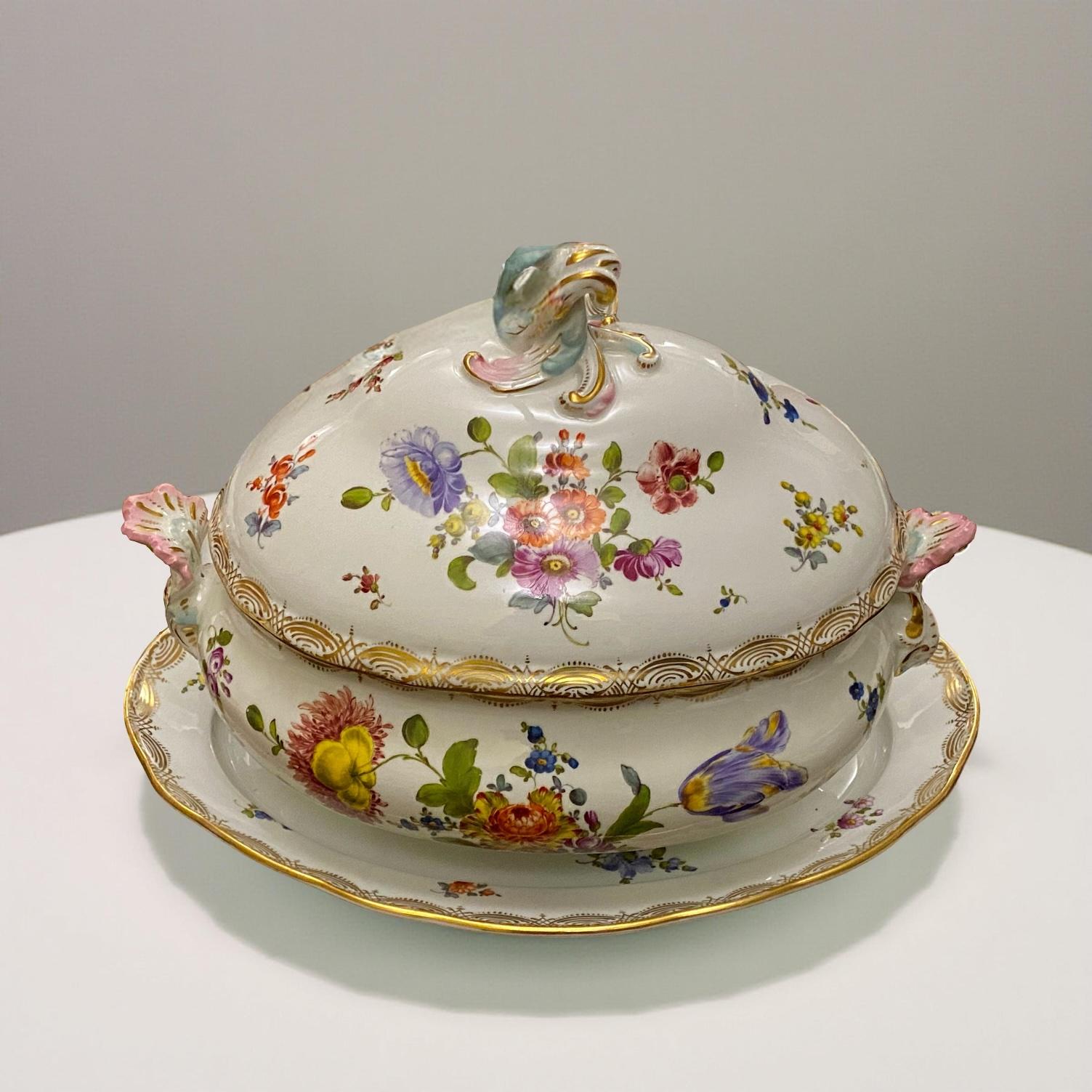 italien Rare Service de table Meissen 