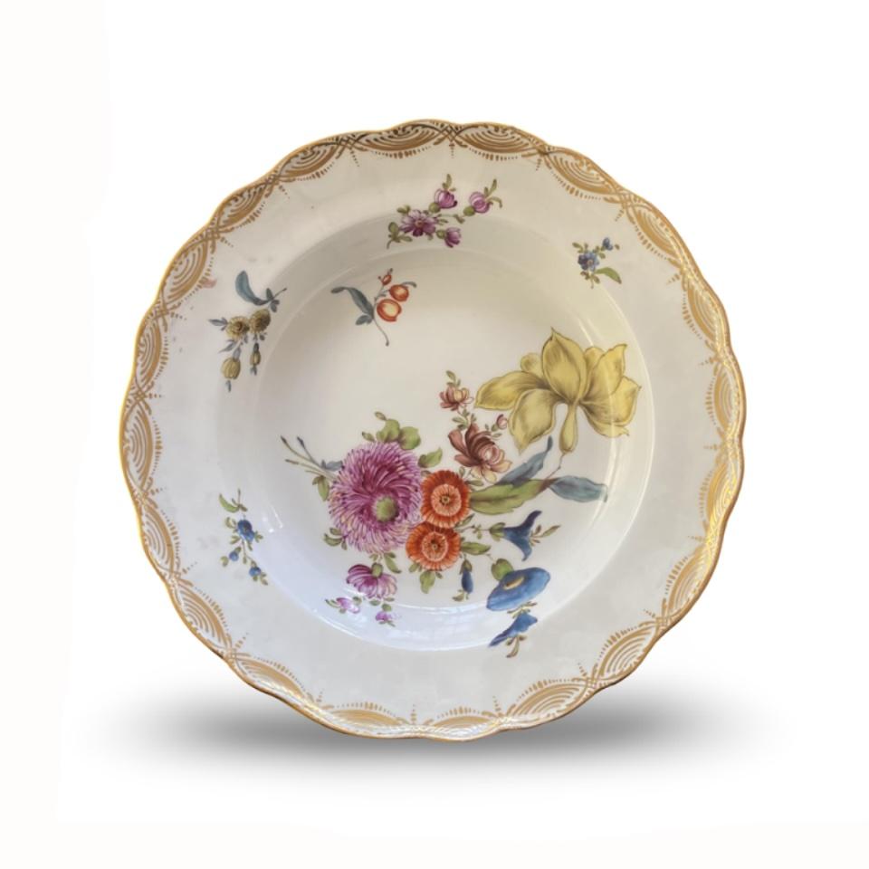 XIXe siècle Rare Service de table Meissen 