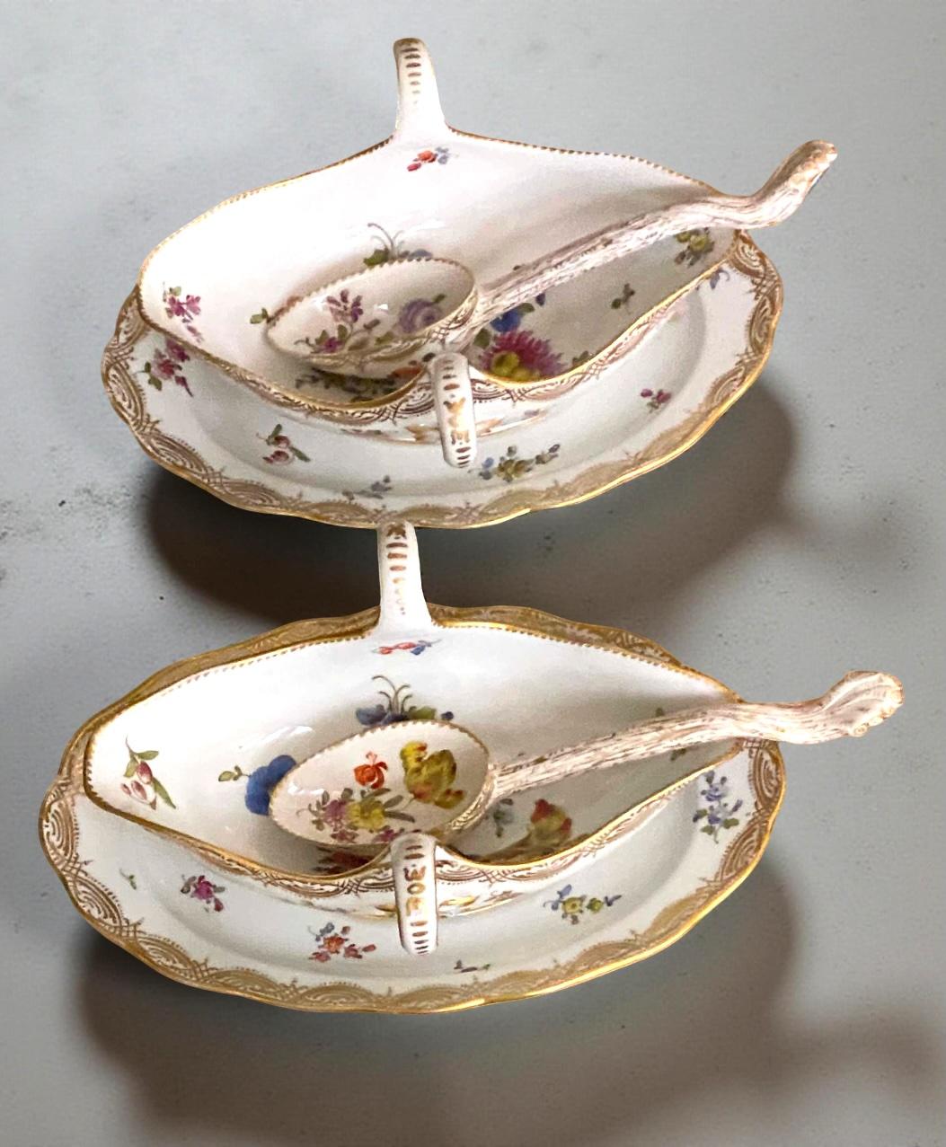 Porcelaine Rare Service de table Meissen 