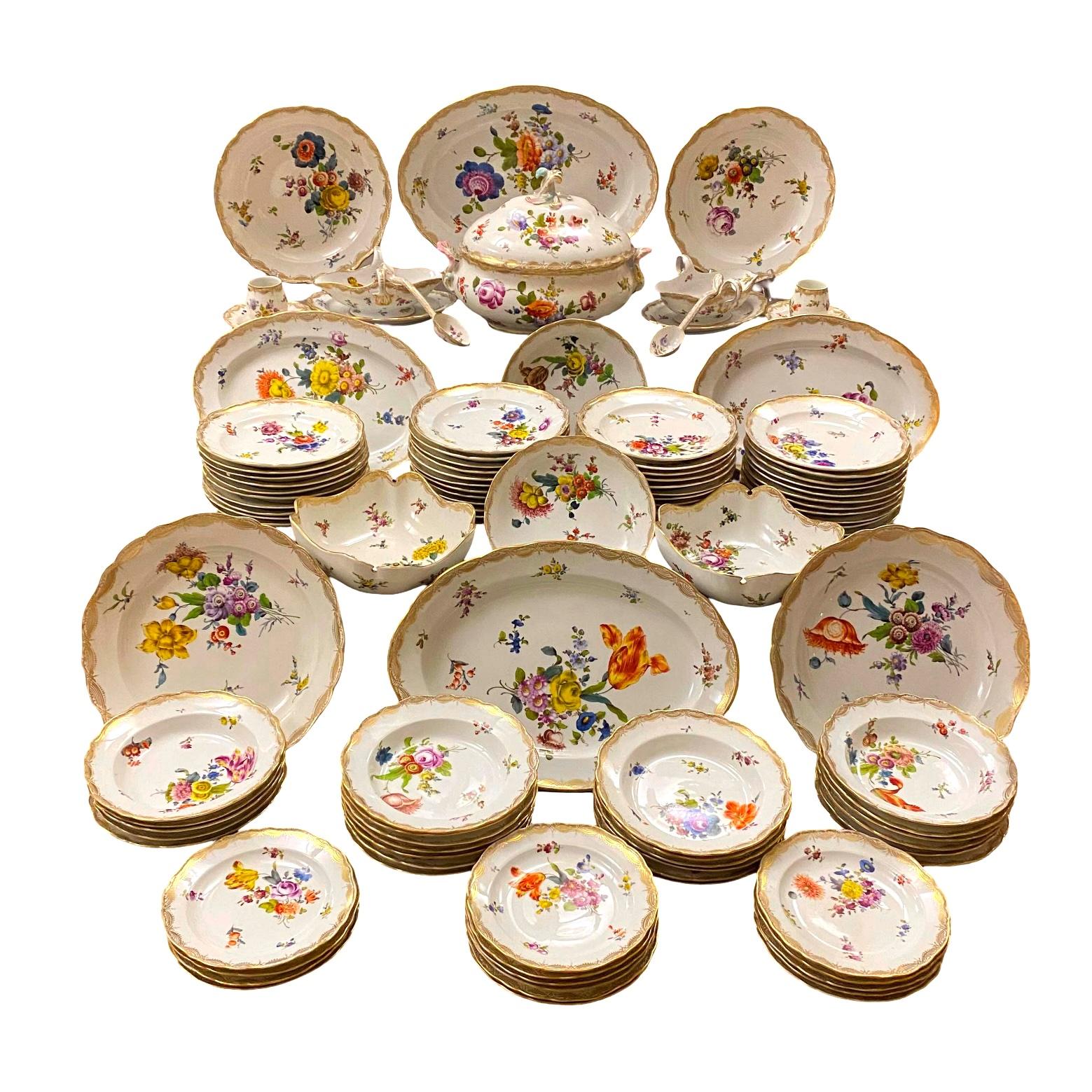 Rare Service de table Meissen 
