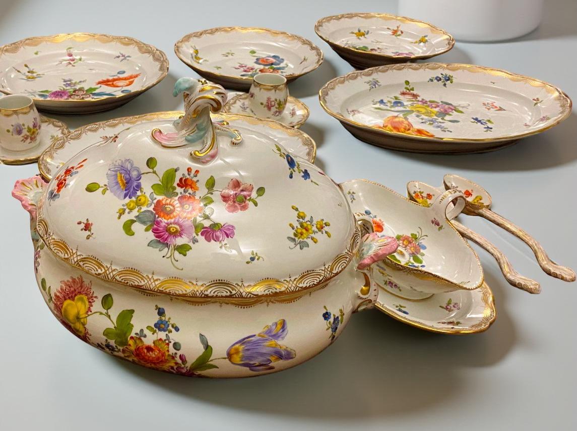 Rare Service de table Meissen 