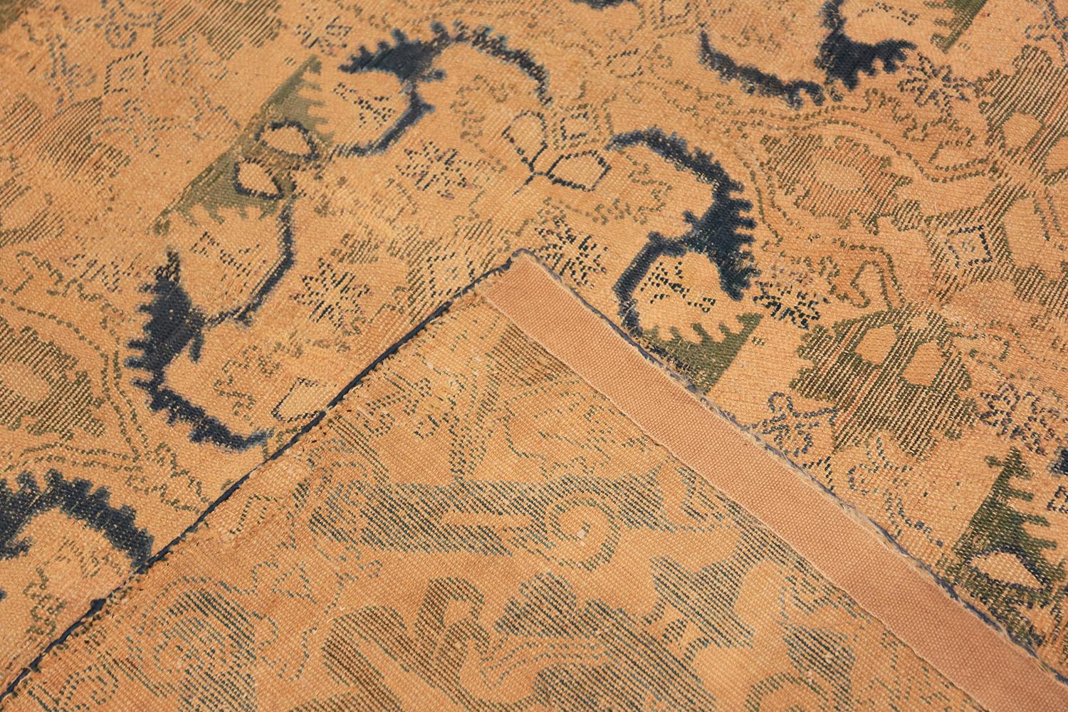 Hand-Knotted Nazmiyal Collection Antique 16th Century Alcaraz Carpet. Size: 16 ft x 17 ft For Sale