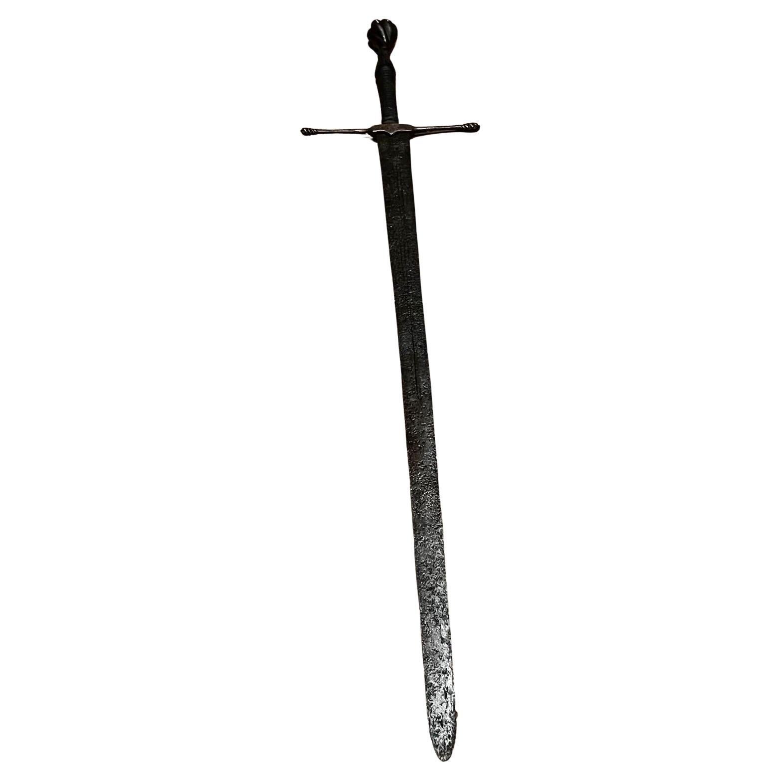 Seltenes Antikes Süddeutsches Zweihänderschwert aus dem 16.