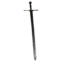 Rare Antique 16th Century South German Hand-and-a-Half Zweihänder Sword
