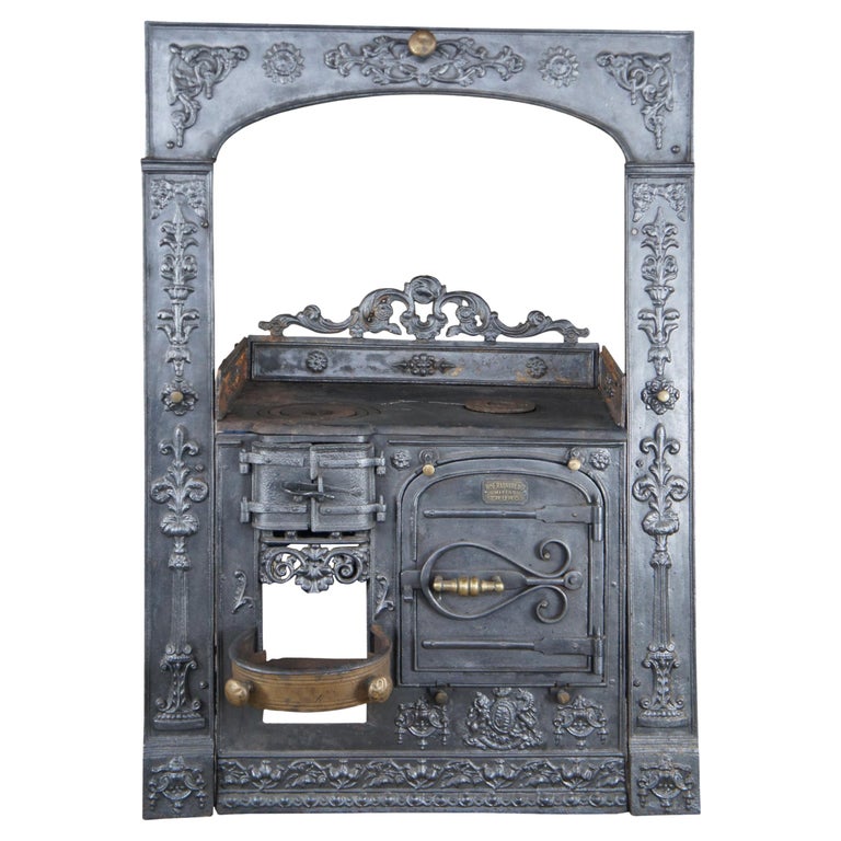 Rare Antique 1840s Cornish Cast Iron Kitchen Range Oven Fireplace Stove  Cooker at 1stDibs | antique cast iron range, antique cast iron stove, rare antique  stoves