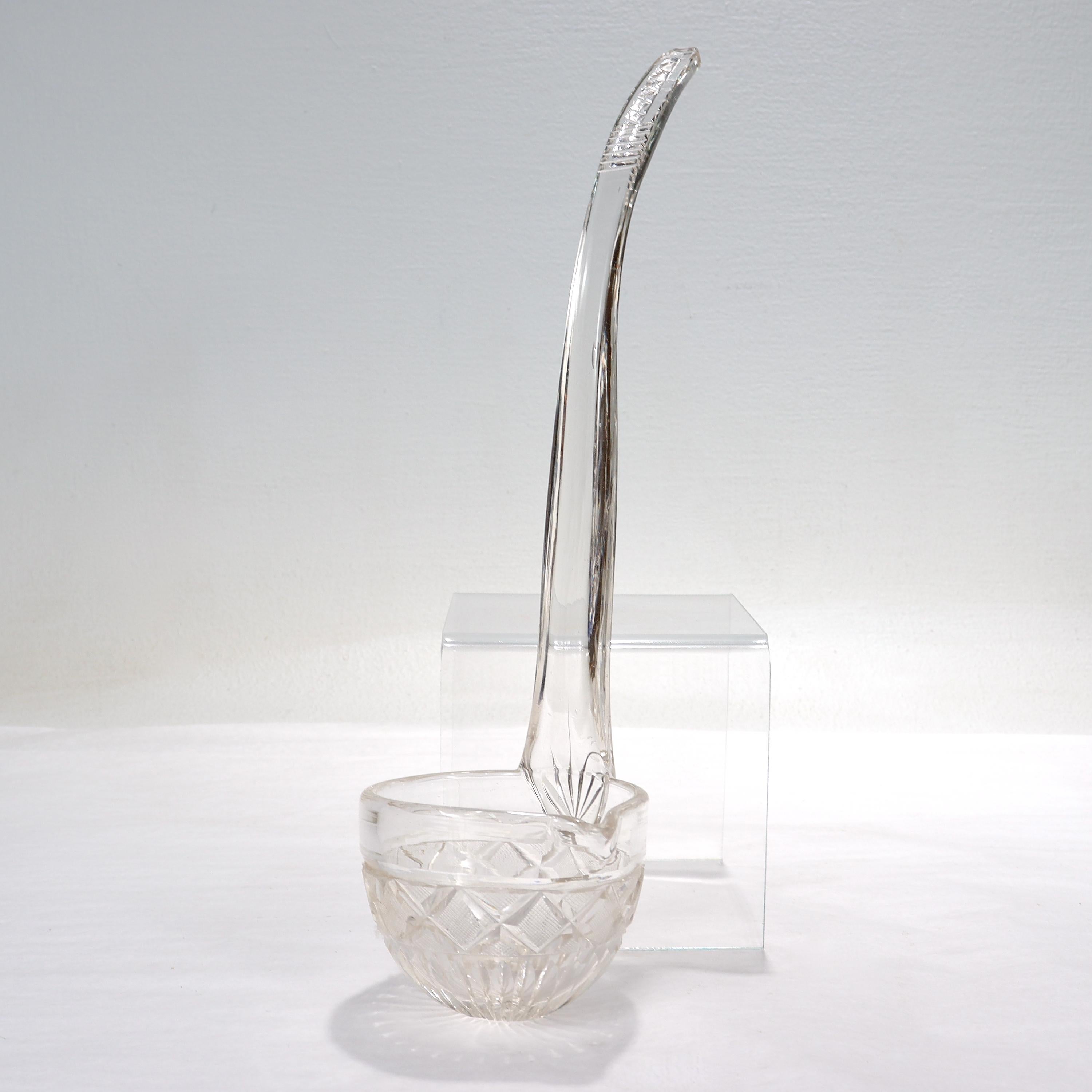 crystal punch ladle
