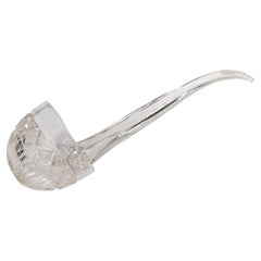 Rare Antique 19th Century Cut Glass Punch Ladle