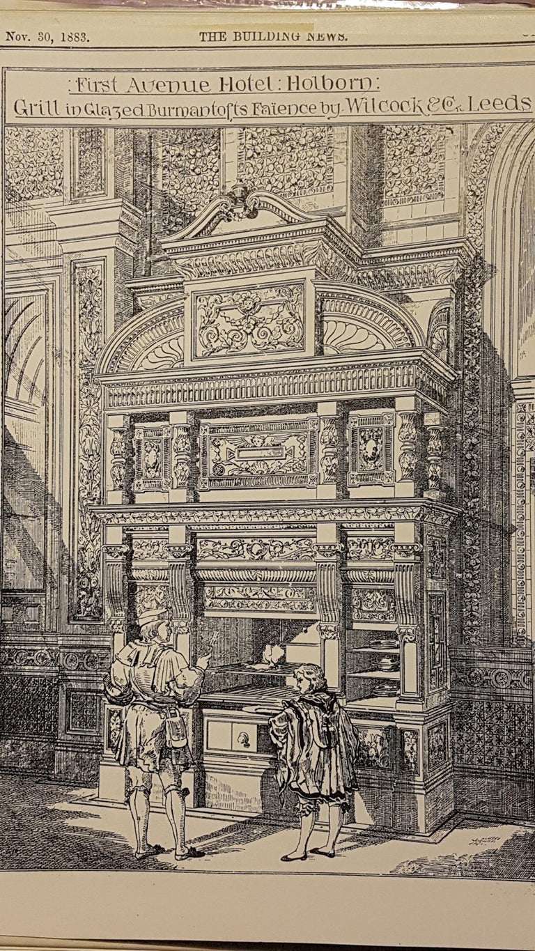 Rare Antique 19th Century Victorian Burmantofts Architectural Tile