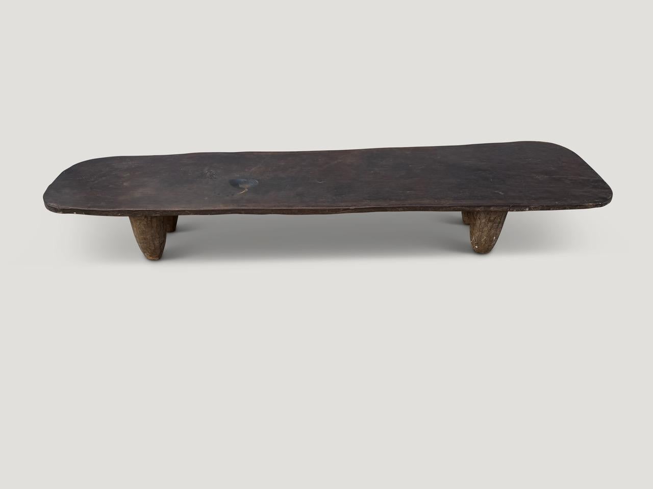 Tribal Rare table basse africaine ancienne Senufo en vente