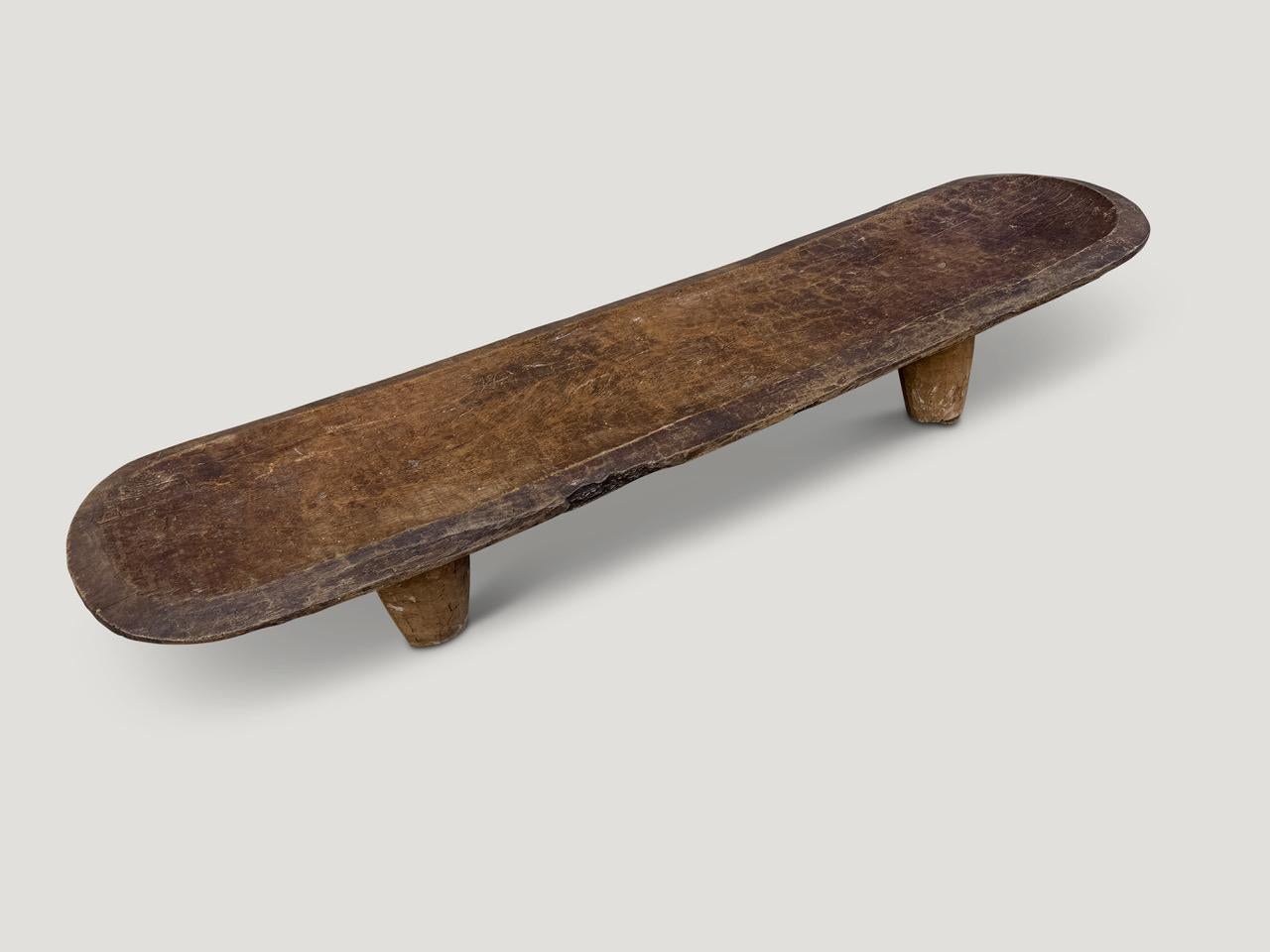 Tribal Rare Antique African Senufo Coffee Table or Bench