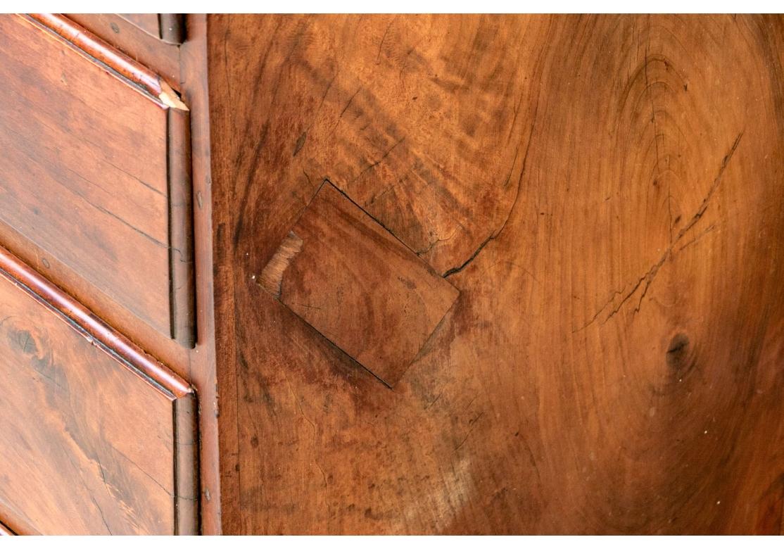 XIXe siècle Rare coffre Chippendale américain ancien en bois de pommier en vente