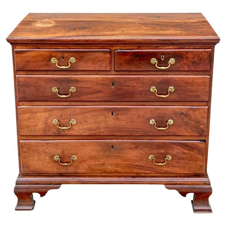 Rare coffre Chippendale américain ancien en bois de pommier en vente