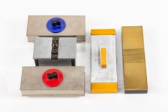 Rare Antique Art Deco Chase & Revere Metal Cigarette Smoking Boxes 1930s