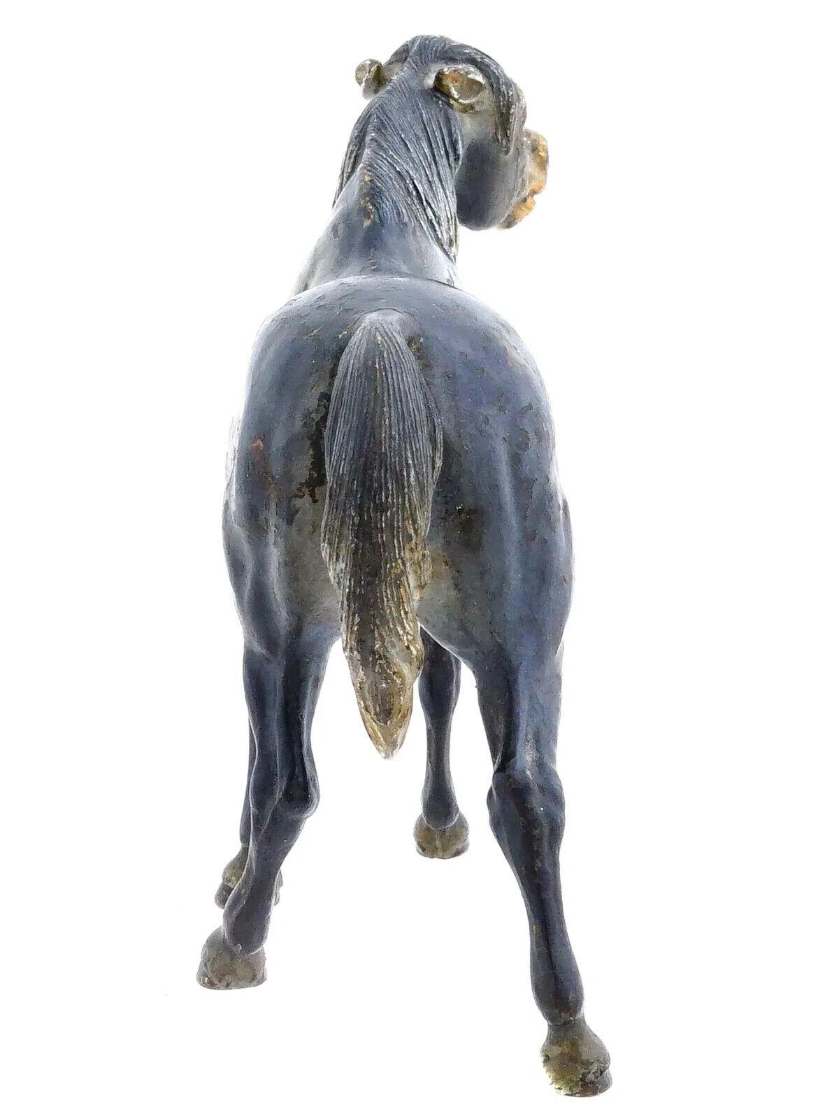 Rare Antique Austrian Vienna Arabian Bronze Horse Sculpture Figure In Good Condition In Long Island City, NY