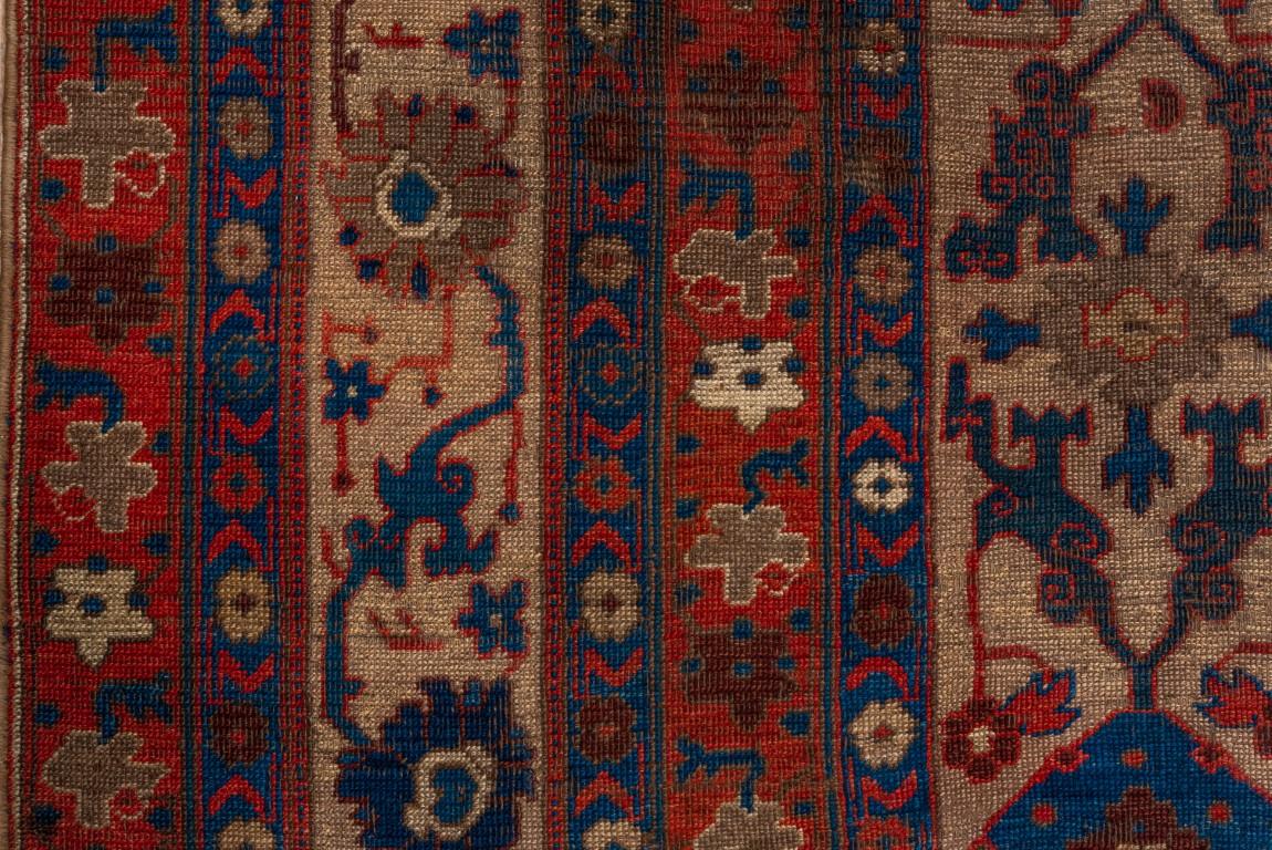 Wool Rare Antique Bakshayesh Heriz, Circa late 1800's For Sale