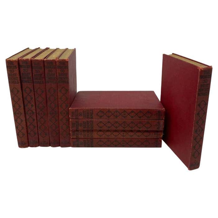 Rare Rooks Rare Antique Books Set of 10 The World's 50 Best Short Novels from 1929 ...