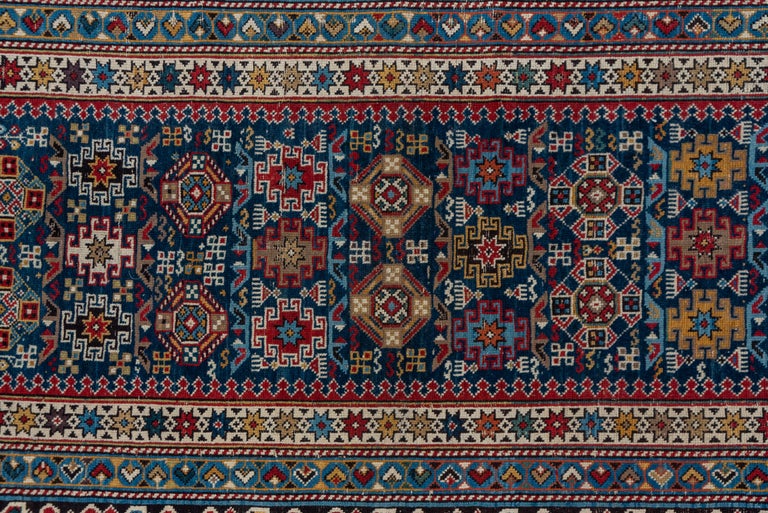 Rare Antique Caucasian Chi Chi Rug, Colorful For Sale at 1stDibs