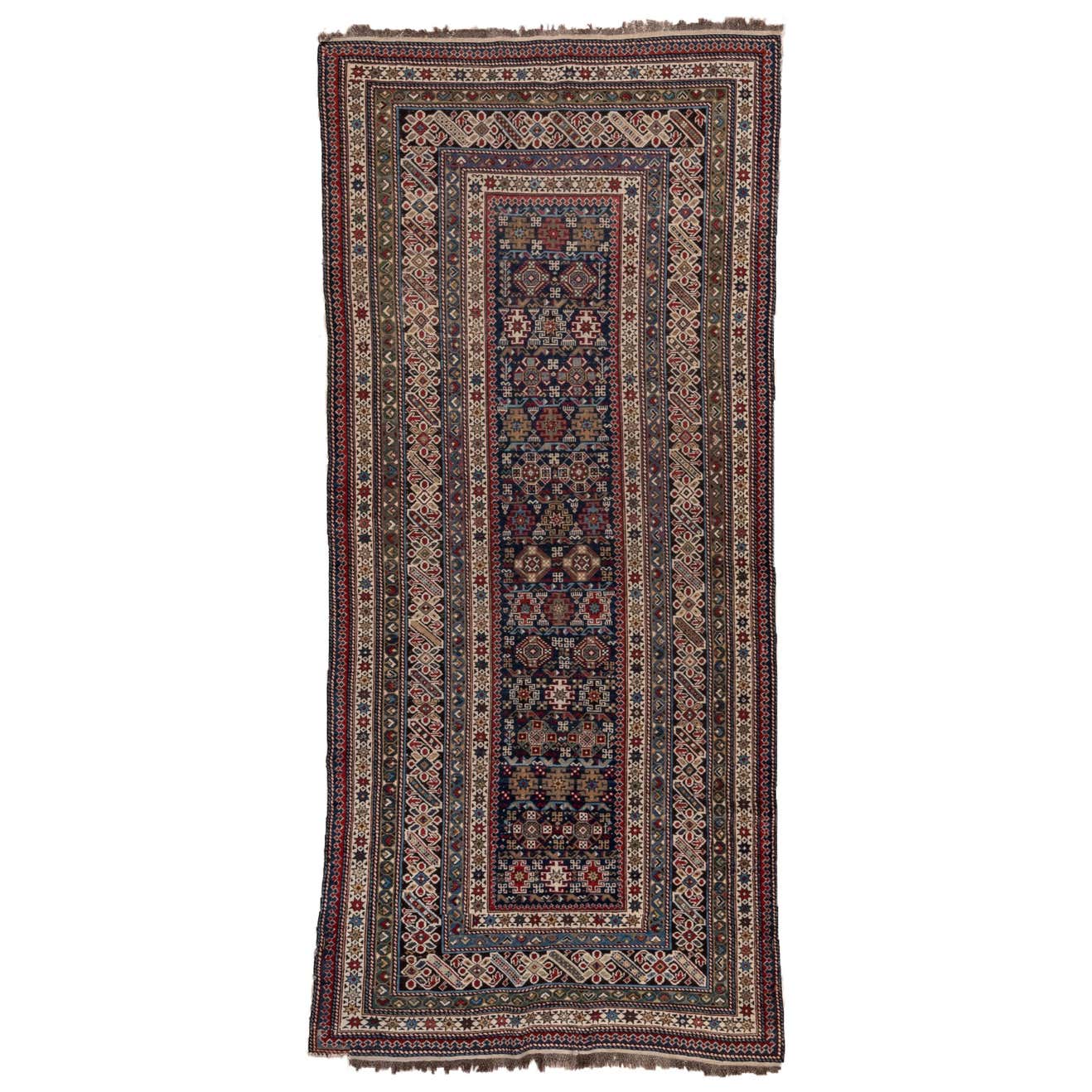 Rare Antique Caucasian Chi Chi Rug, Colorful For Sale at 1stDibs