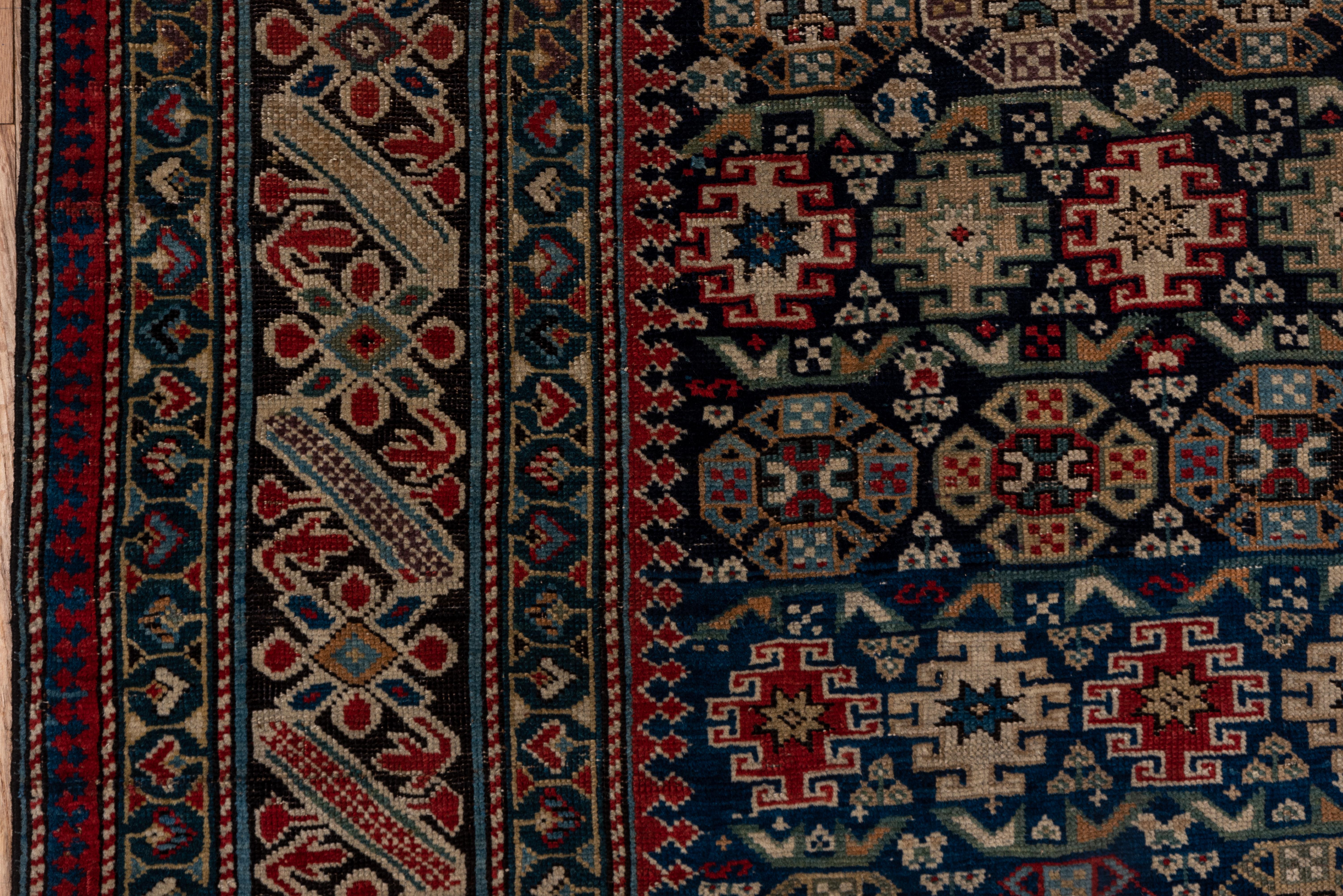 Seltener antiker kaukasischer Chichi-Teppich, um 1900 (Stammeskunst) im Angebot