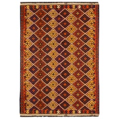 Rare Antique Caucasian Kilim Rug