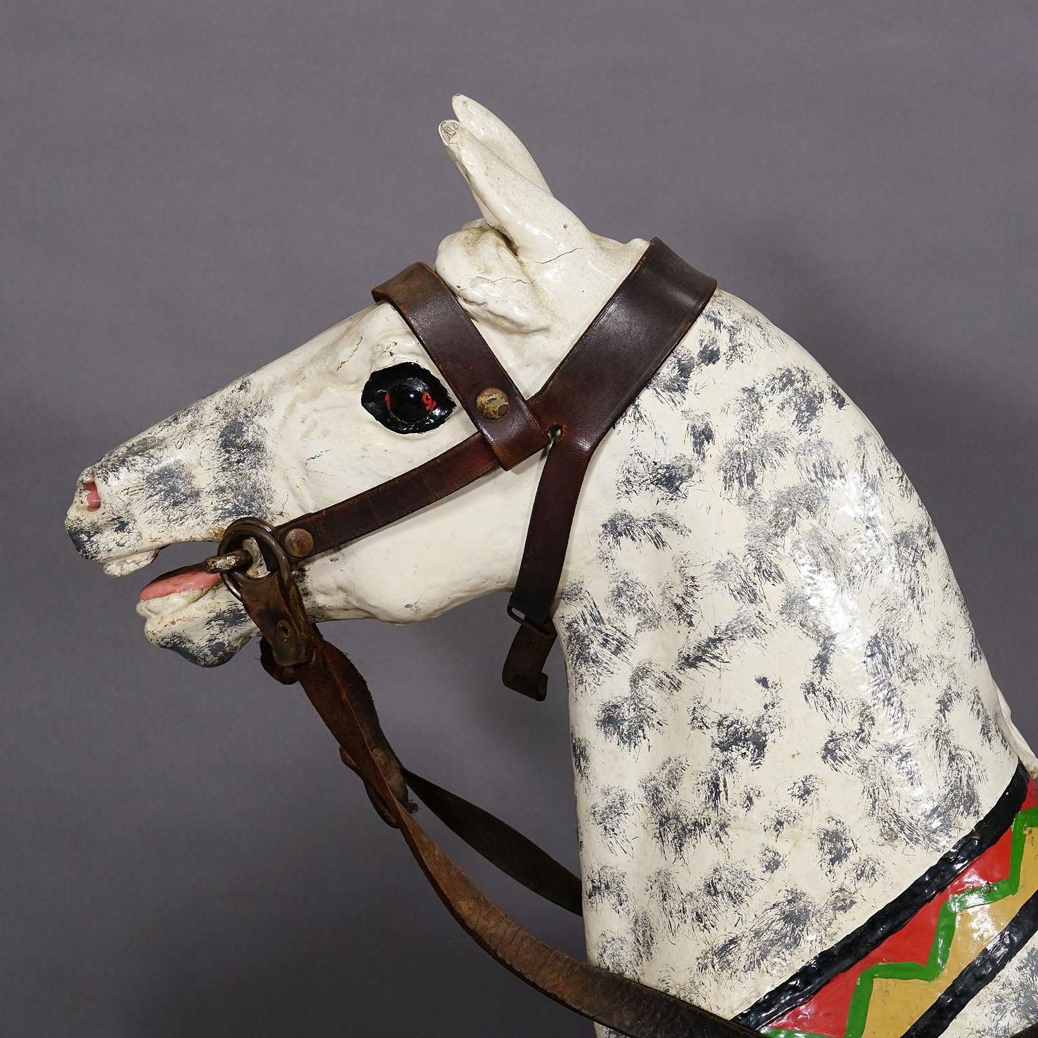 Other Rare Antique Children Carousel Horse, Germany early 20th Century For Sale