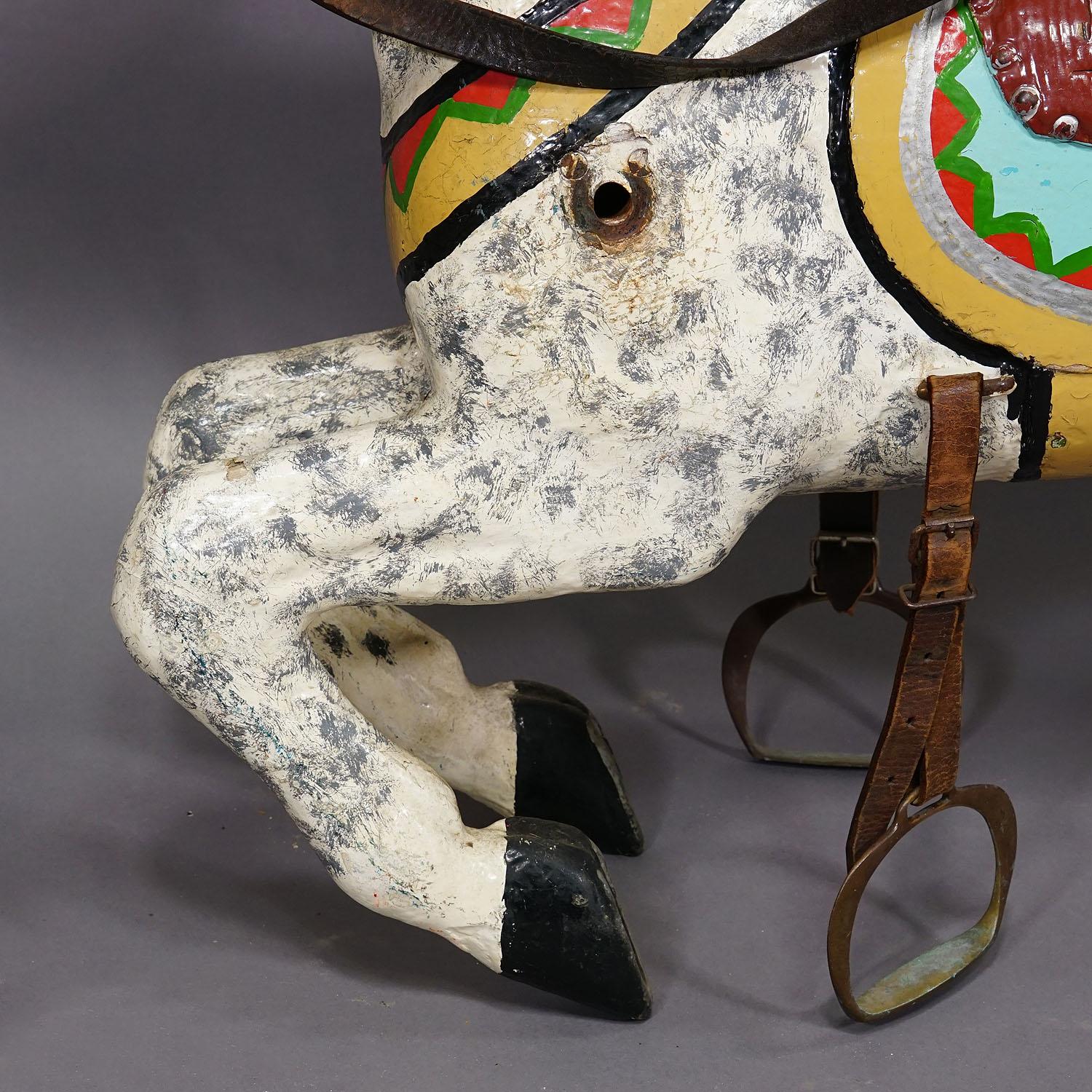 Rare Antique Children Carousel Horse, Germany early 20th Century For Sale 1