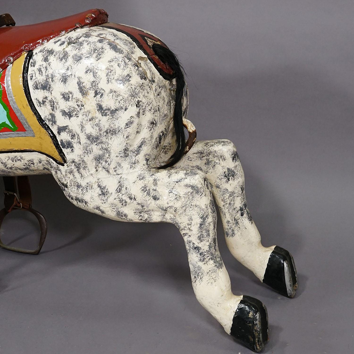 Rare Antique Children Carousel Horse, Germany early 20th Century For Sale 2