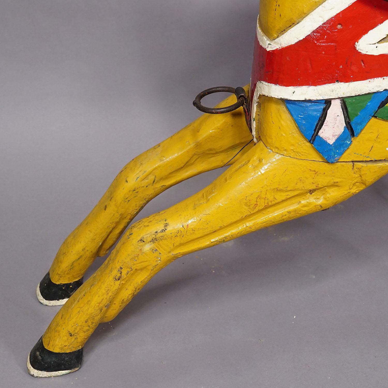 Rare Antique Children Carousel Horse, Germany early 20th Century For Sale 4