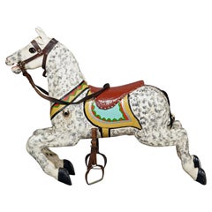 Rare Antique Children Carousel Horse, Germany early 20th Century