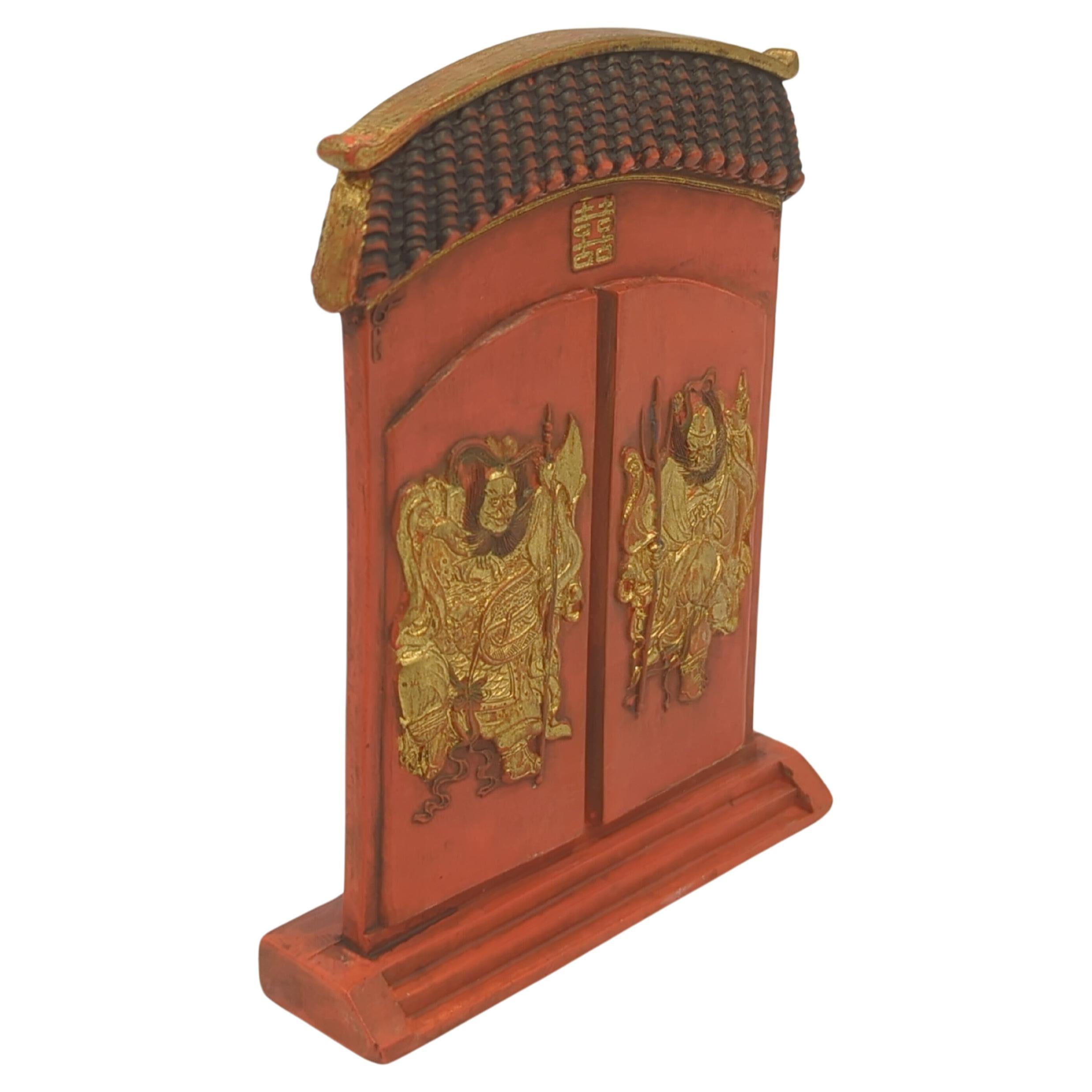 Seltene antike chinesische Qing Guangxu Imperial Style Red Ink Stick mit Box 19c (Qing-Dynastie) im Angebot