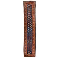 Rare Antique Dated Long Caucasian KARABAGH Runner