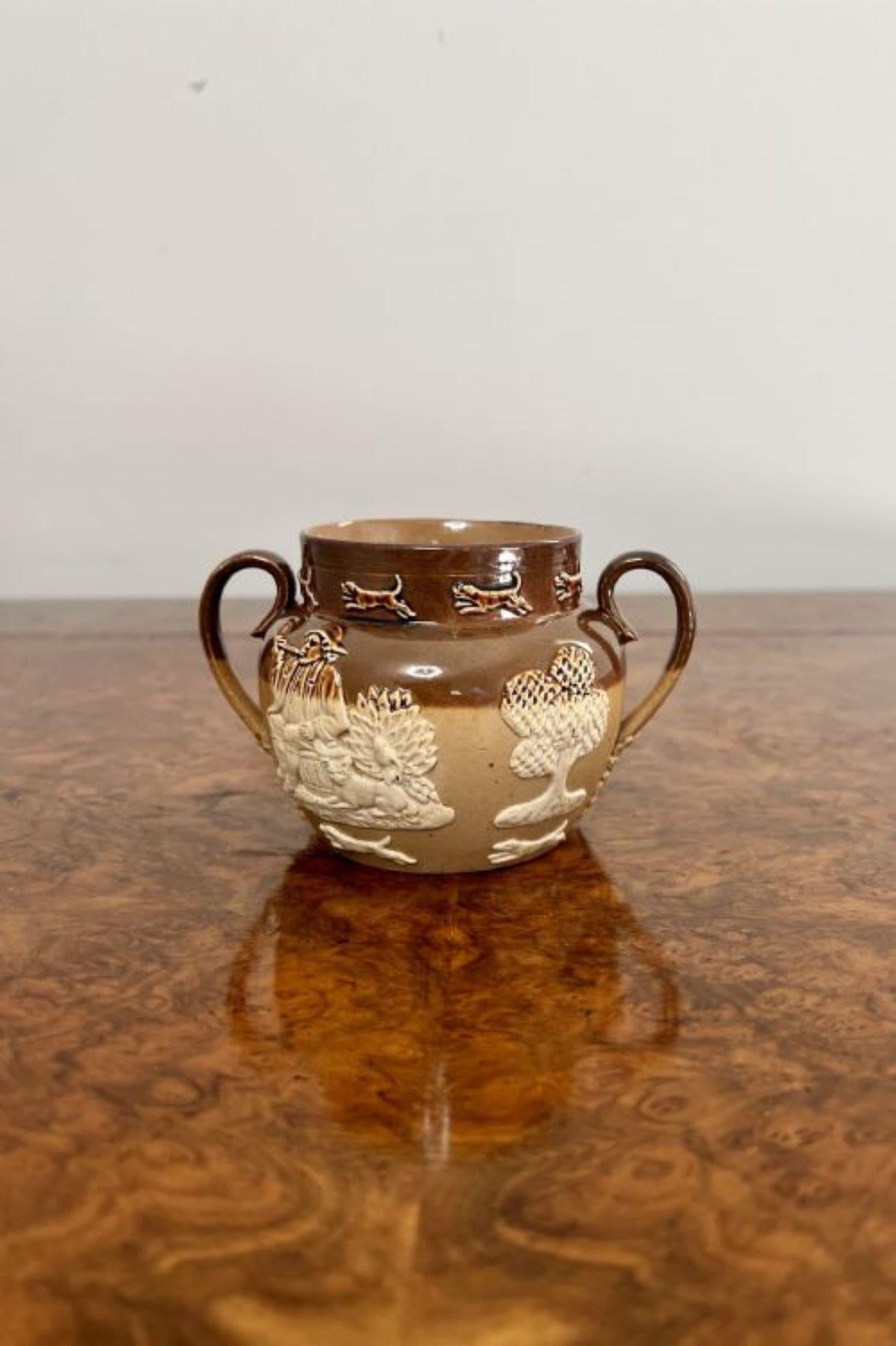Rare antique Doulton four piece tea set  For Sale 1