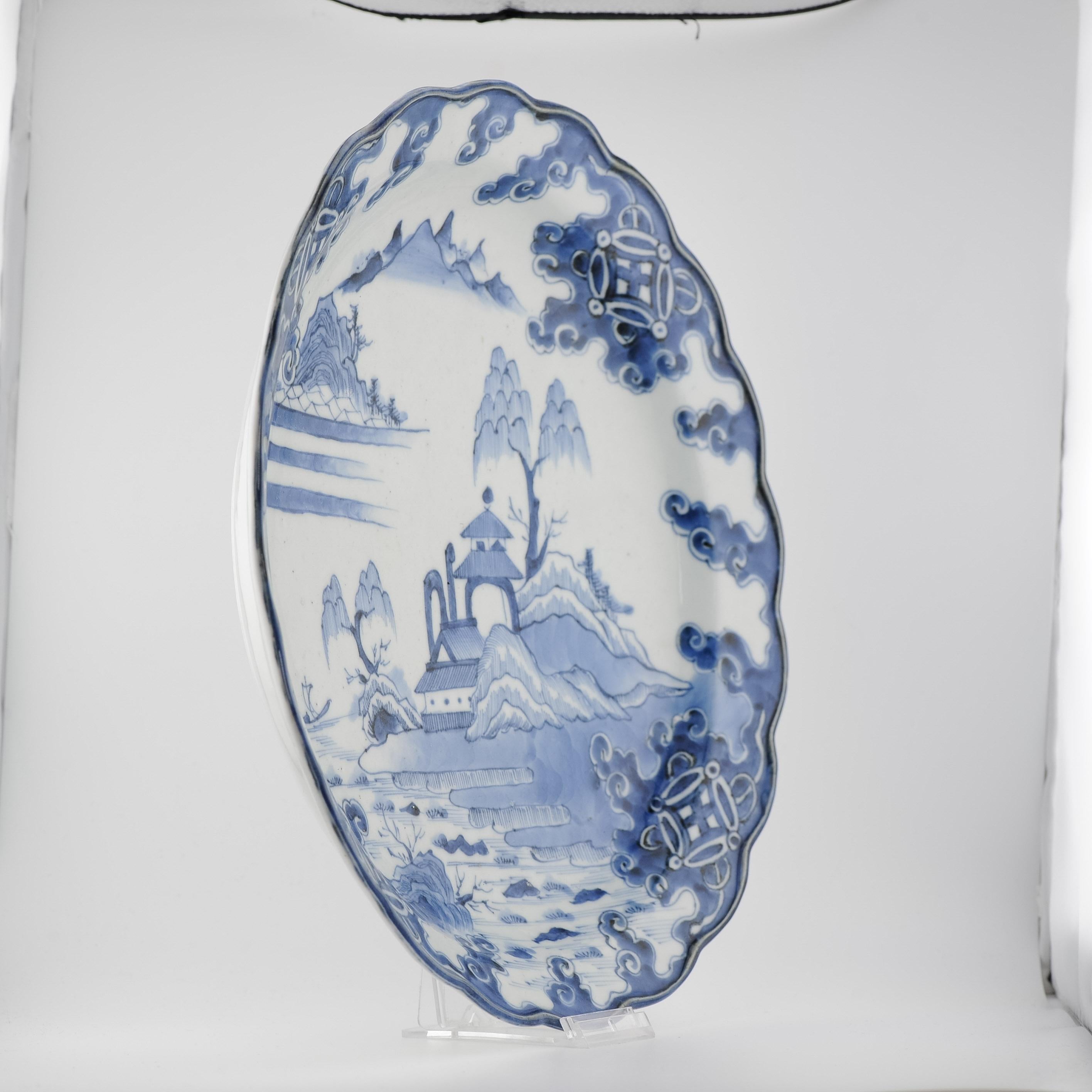 Rare Antique Edo period Ca 1680 -1700 Japanese Porcelain Plate Arita Dish For Sale 12