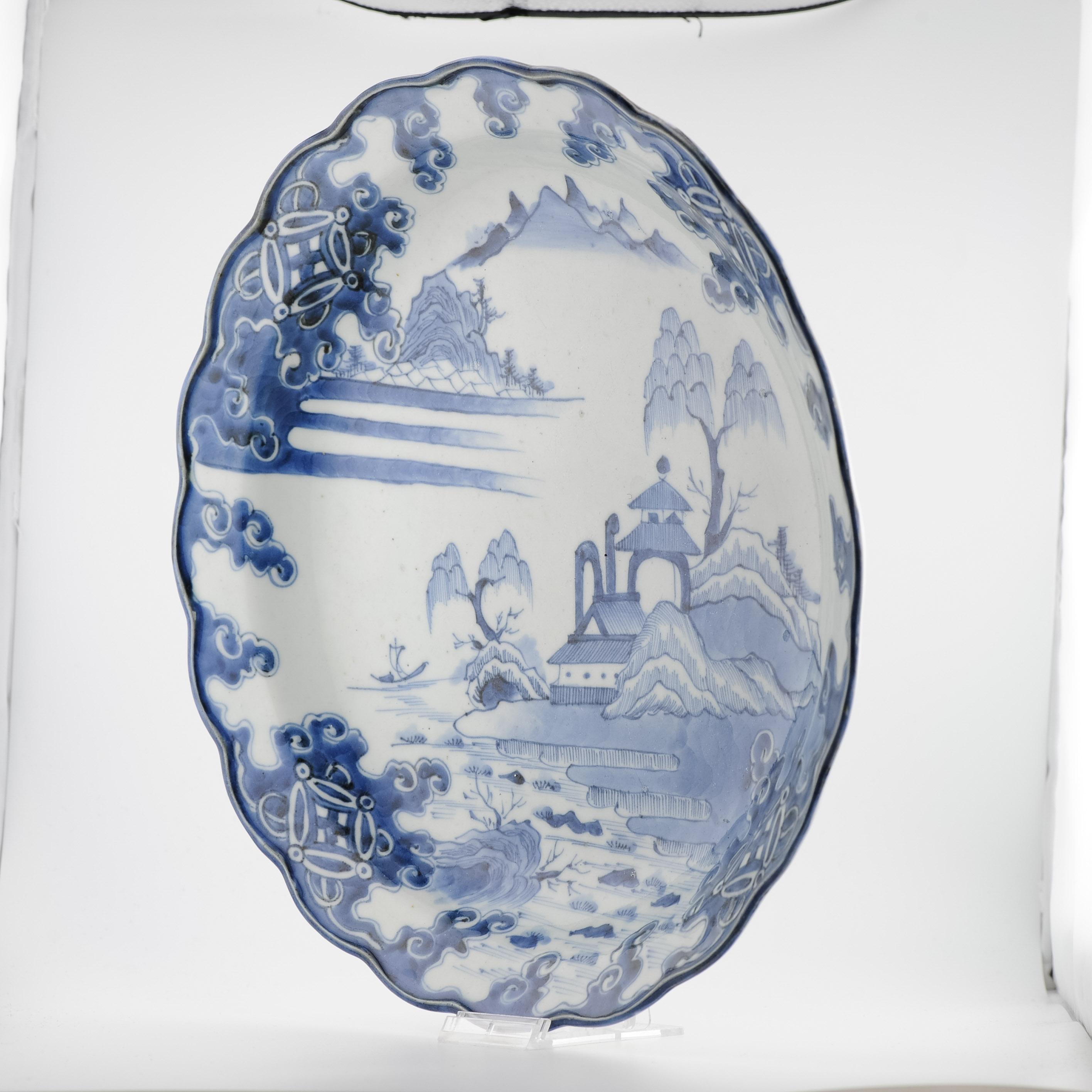 Sharing with you this very nice edo period, 1680-1700, example. With a central scene of a landscape. The rim beautifully painted.

Unmarked at base

Arita ware, also known as Arita-yaki, has its origins in 1616, when a Korean farmer, Yi Sam-pyeong,