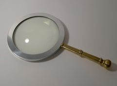 Rare Antique English Mammoth Map or Library Magnifying Glass, circa 1930