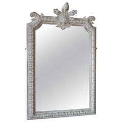 Rare Antique English Wall Mirror