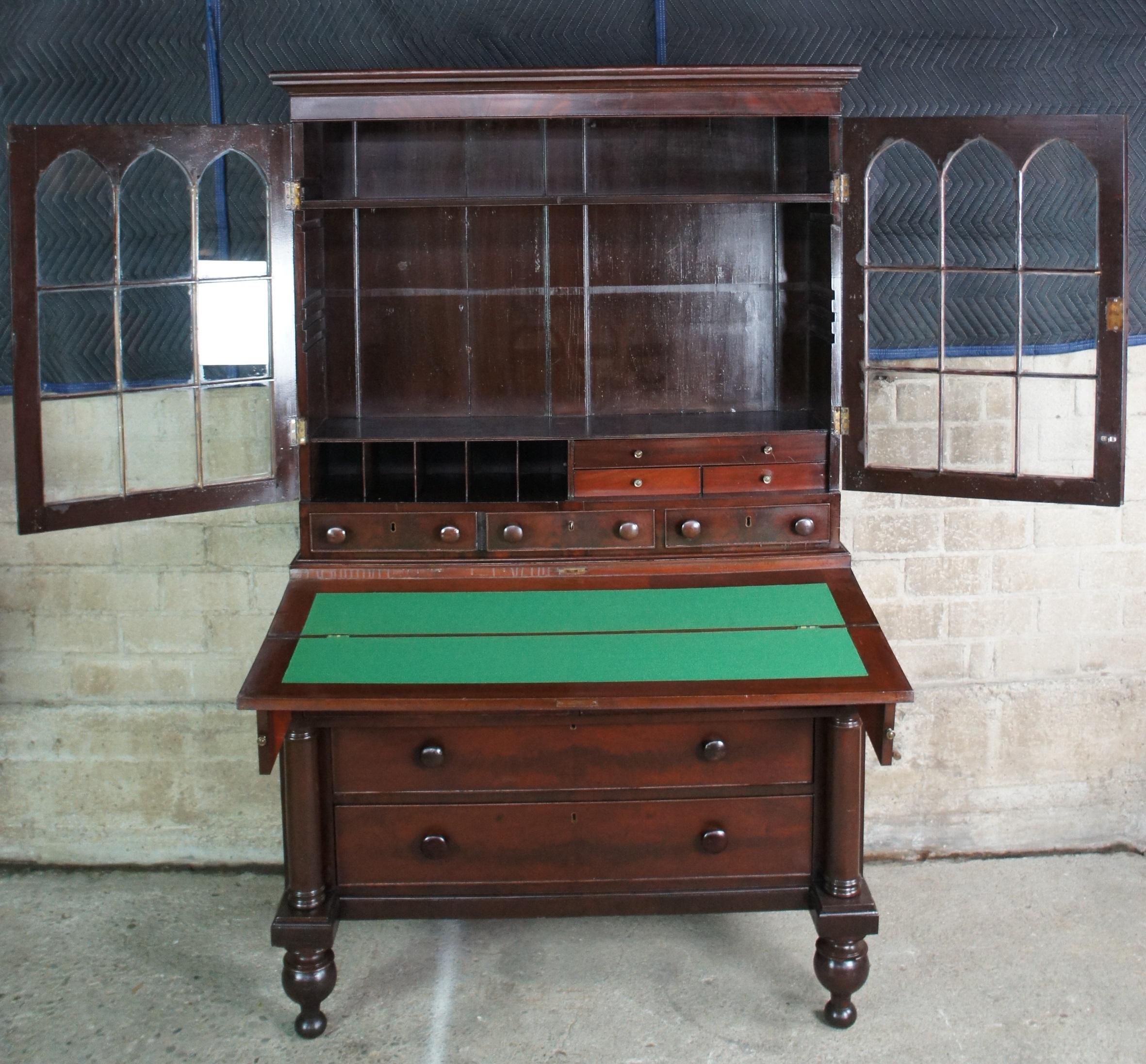 antique secretary bookcase