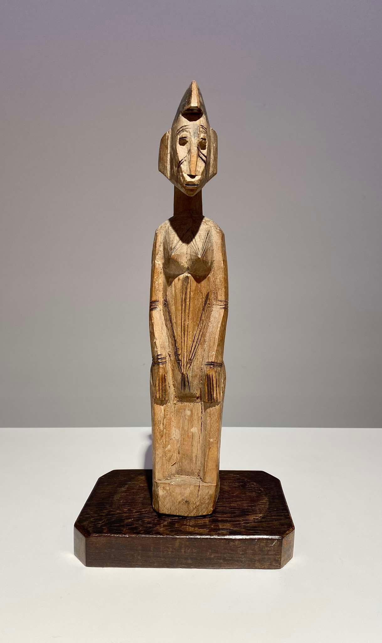 Rara statua antica di Kurumba femminile Marka Malinke Mali Burkina Faso  Arte africana in vendita 6