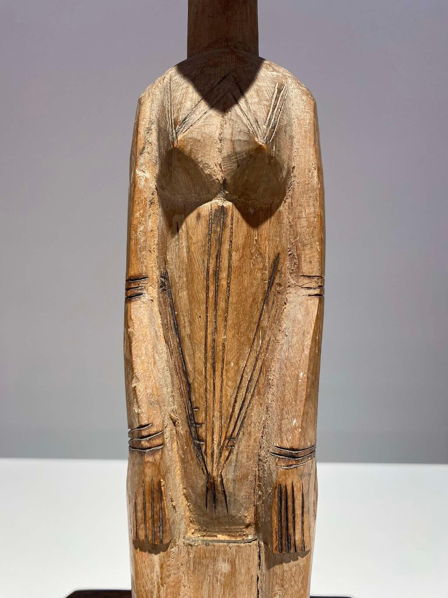 Rara statua antica di Kurumba femminile Marka Malinke Mali Burkina Faso  Arte africana In condizioni ottime in vendita a Leuven, BE