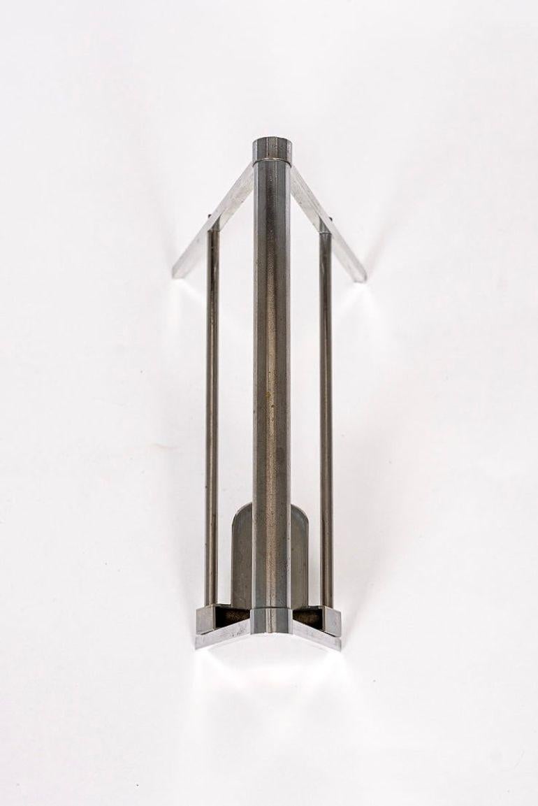 Rare Antique French Art Deco Wine Bottle Holder by Jacque Adnet, 1940s For Sale 5