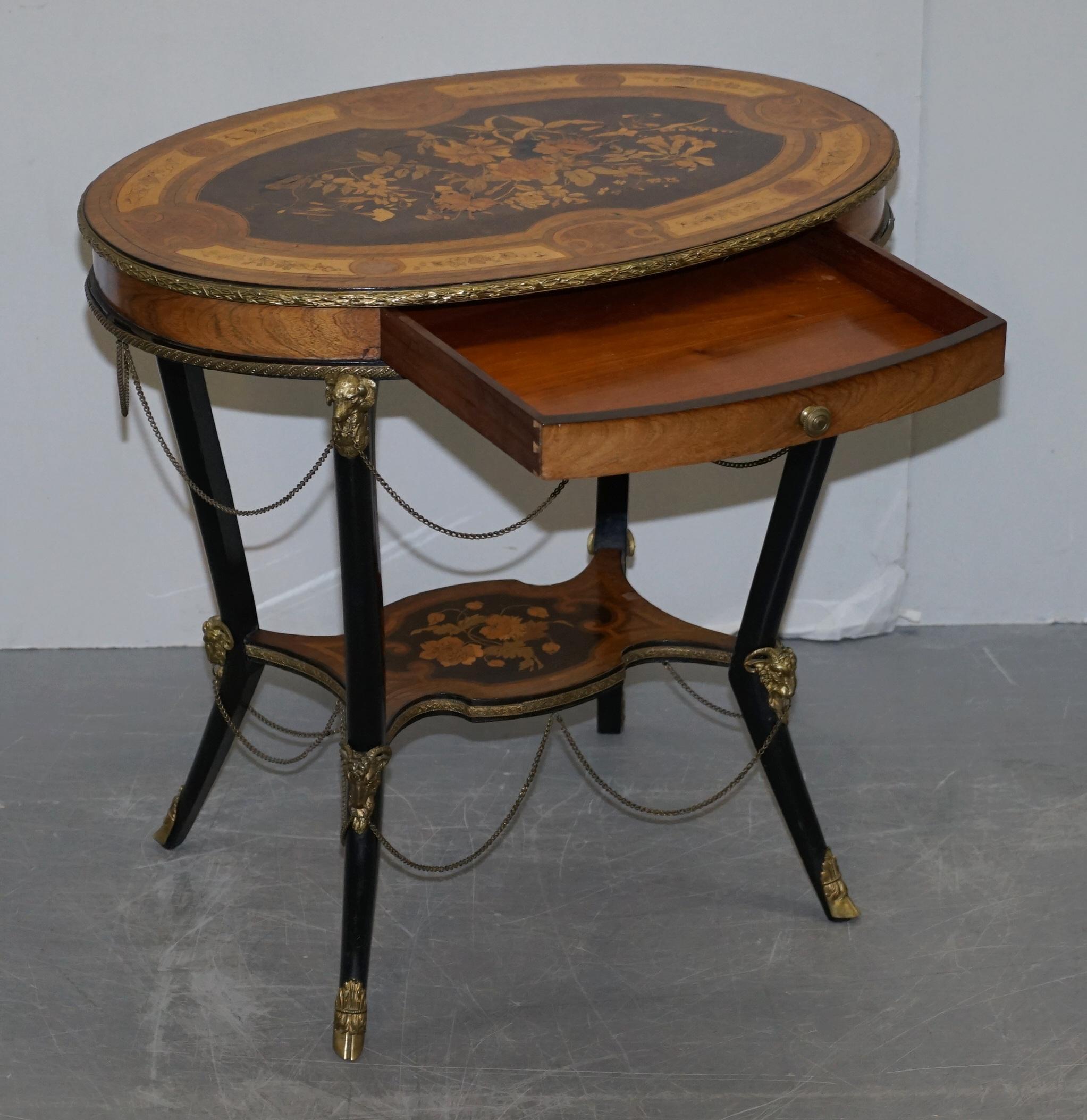 Rare table d'appoint française ancienne en bronze doré Auguste Maximilien Delafontaine en vente 12