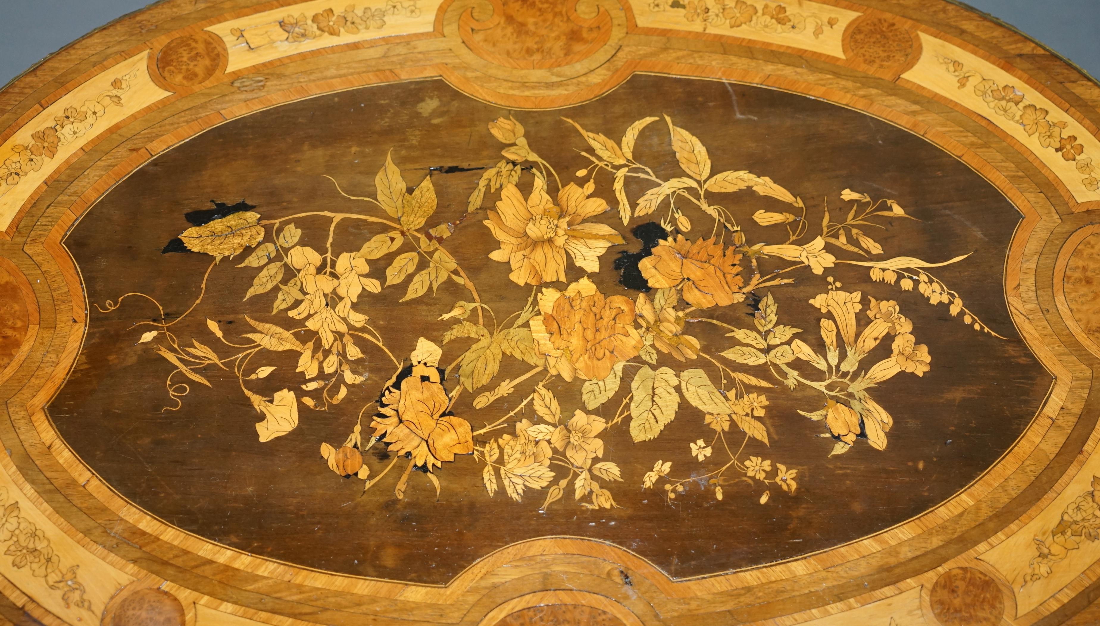 Fait main Rare table d'appoint française ancienne en bronze doré Auguste Maximilien Delafontaine en vente