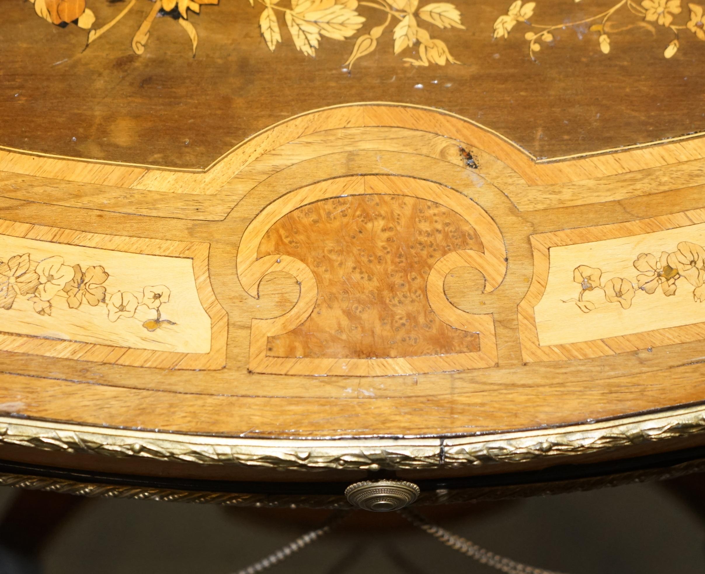 Rare table d'appoint française ancienne en bronze doré Auguste Maximilien Delafontaine en vente 1