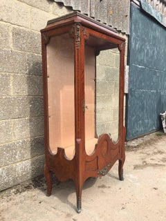 Rare Antique French Inlaid, Shop Display Case, Haberdashery