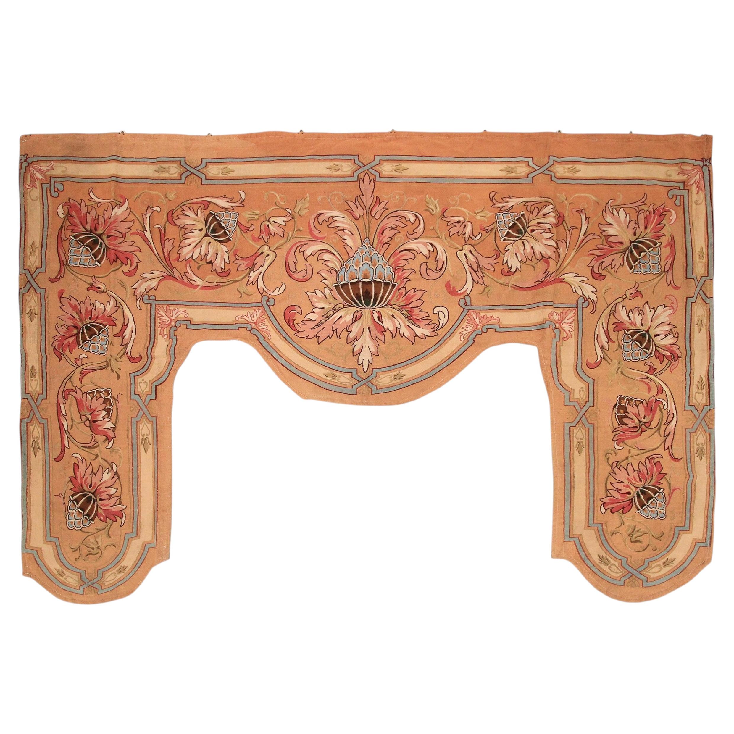 Rare Antique French Tapestry "Entre Fenetres", circa 1880