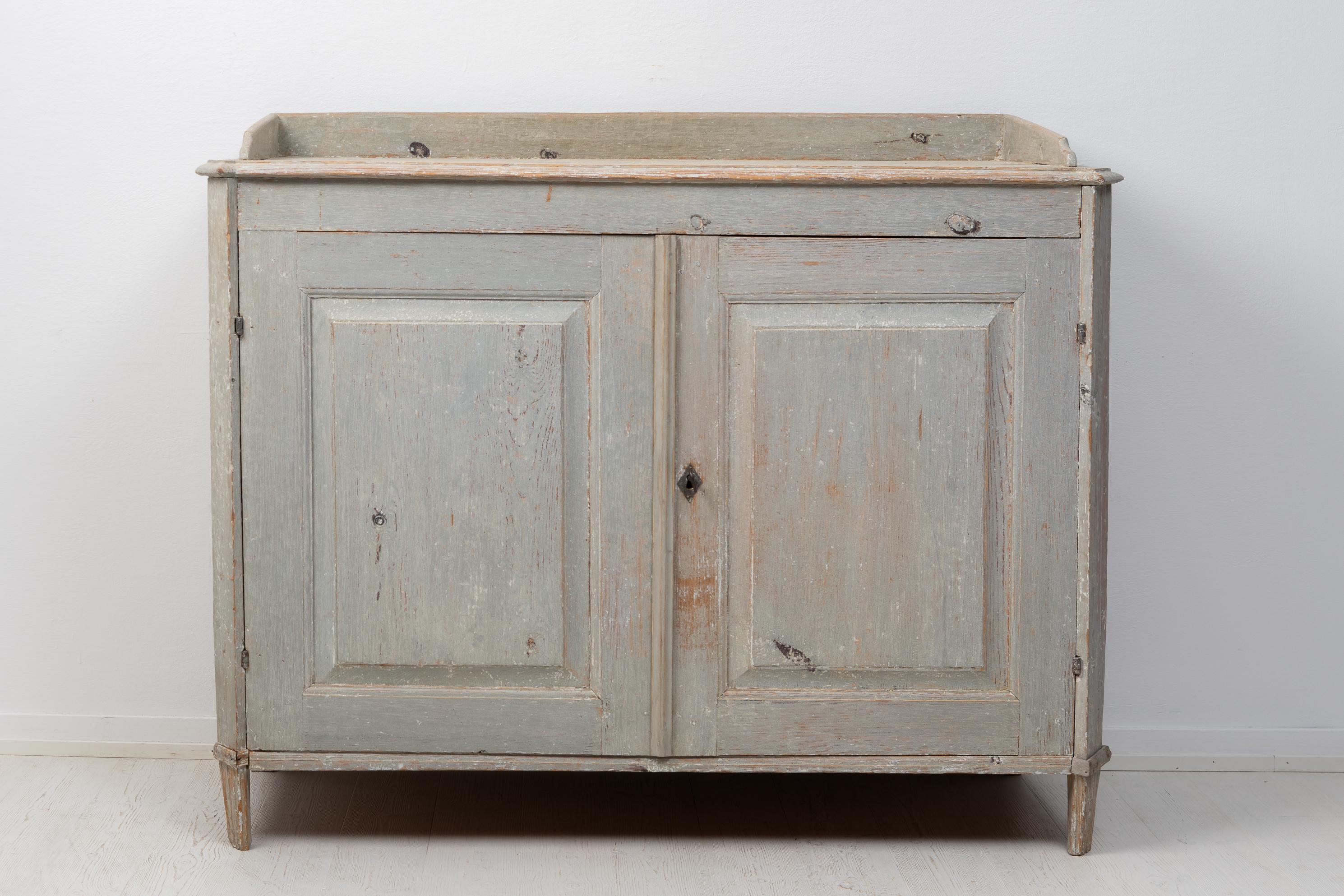 Rare Antique Genuine Swedish Gustavian Sideboard For Sale 1