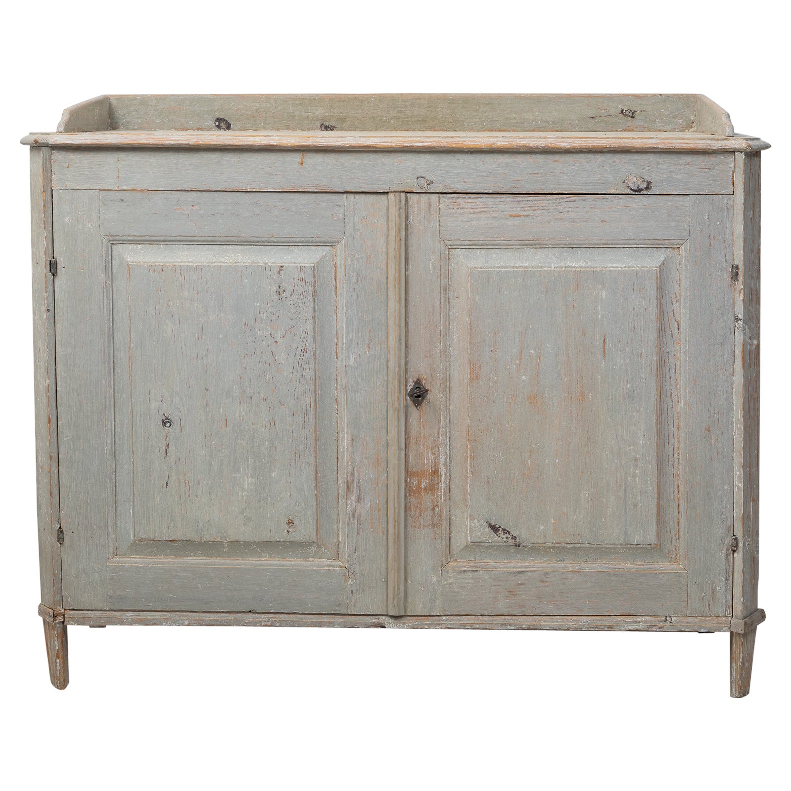 Rare Antique Genuine Swedish Gustavian Sideboard For Sale
